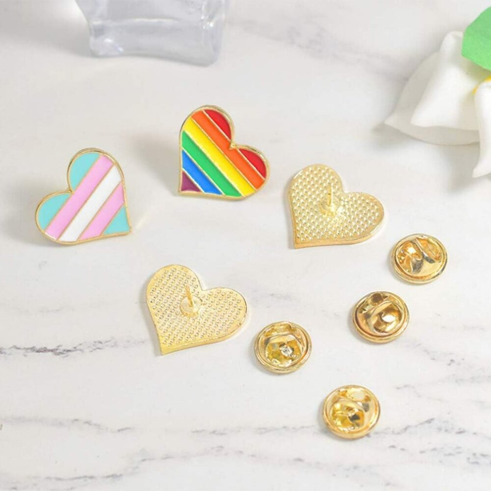 Love is Love Theme Enamel Lapel Pin Brooch Badge - Picture 5 of 6